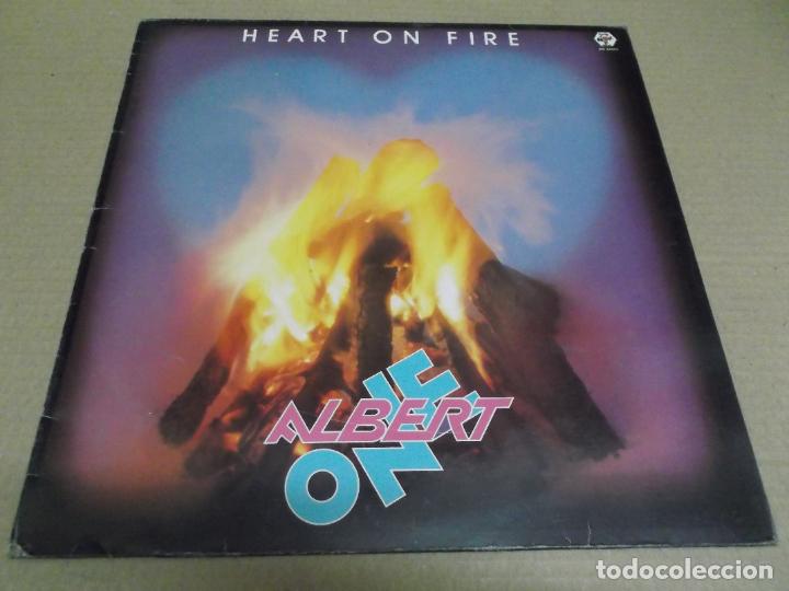 Discos de vinilo: ALBERT ONE (MX) HEART ON FIRE (2 TRACKS) A&Ntilde;O &ndash; 1985 - Foto 1