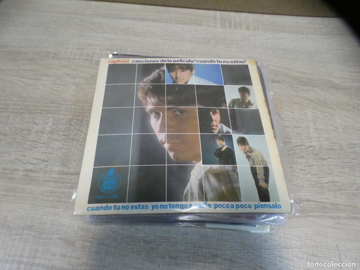 Disques de vinyle: ARKANSAS1980 EXPRO DISCO 7 PULGADAS ESTADO OK RAPHAEL CANCIONES PELI CUANDO TU NO ESTAS