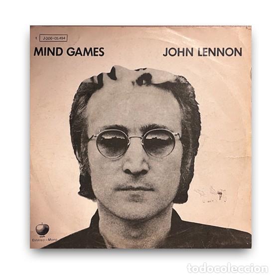 Discos de vinilo: John Lennon &ndash; Mind Games Single 7&rdquo; - Foto 1