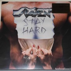 Discos de vinilo: RAVEN - STAY HARD - LP 180GR TRANSLUCENT YELLOW VINYL, MUSIC ON VINYL 2023. NUEVO, PRECINTADO.