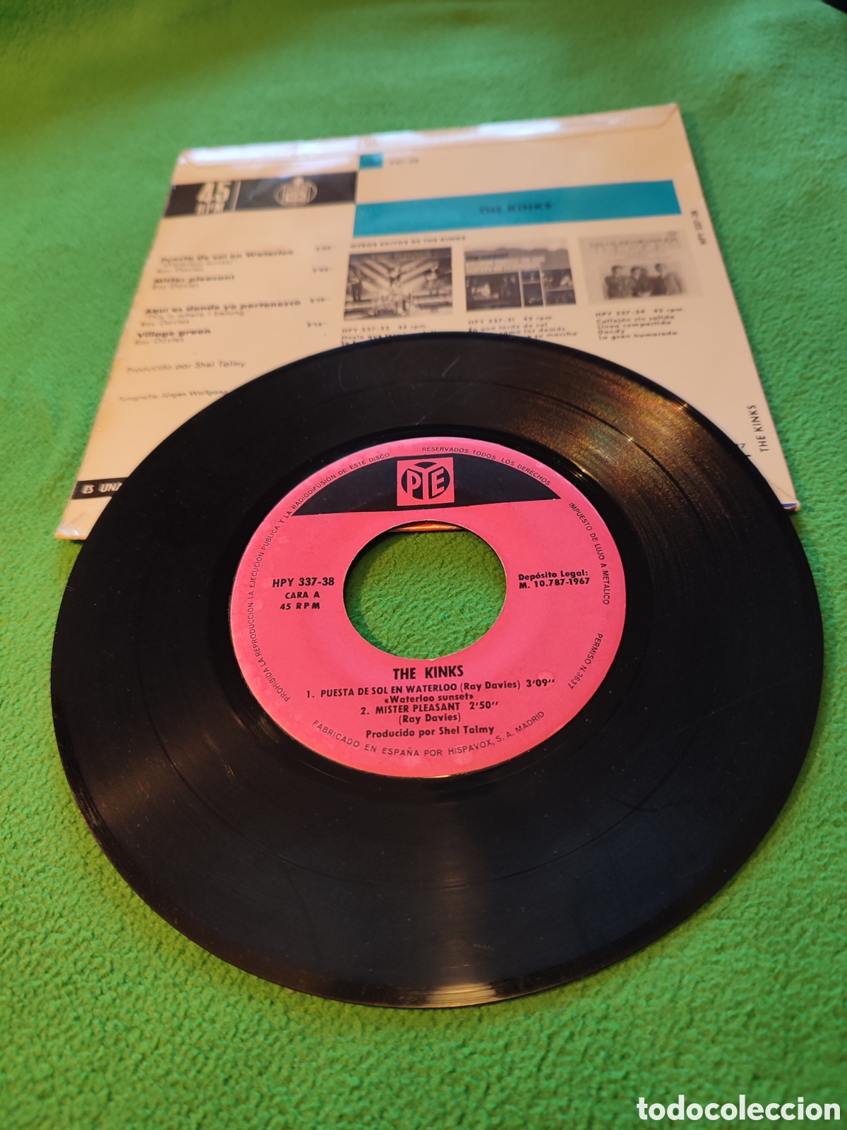 Discos de vinilo: The Kinks - Puesta de sol en Waterloo + 3 - Foto 2