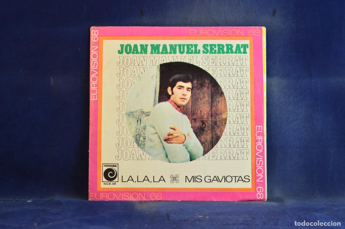 Discos de vinilo: JUAN MANUEL SERRAT - LA LA LA - MIS GAVIOTAS - SINGLE - Foto 2