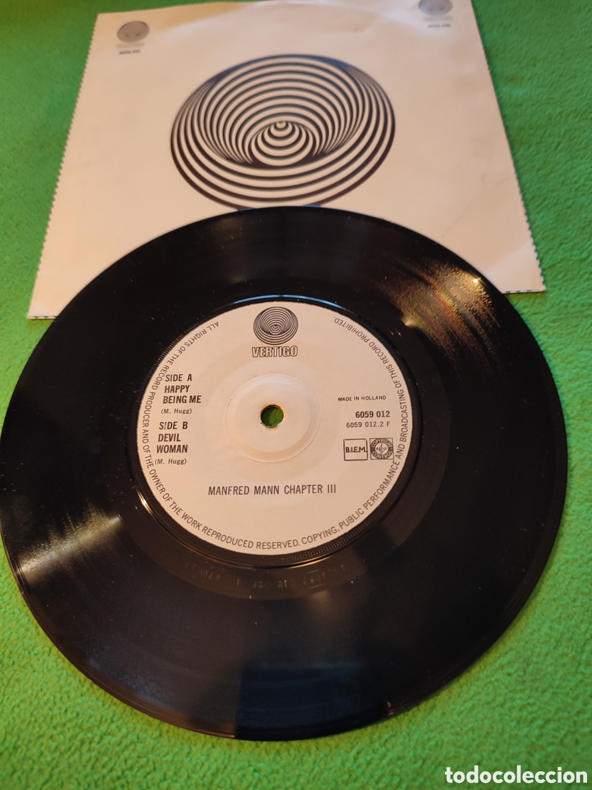 Discos de vinilo: Manfred Mann Chapter III - Happy Being me - Foto 2