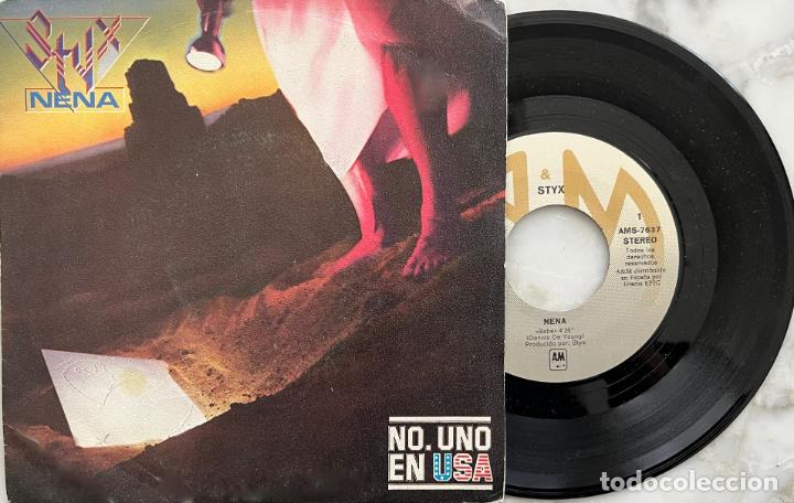 Discos de vinilo: STYX, NENA. SINGLE ORIGINAL ESPA&Ntilde;A 1979 - Foto 1