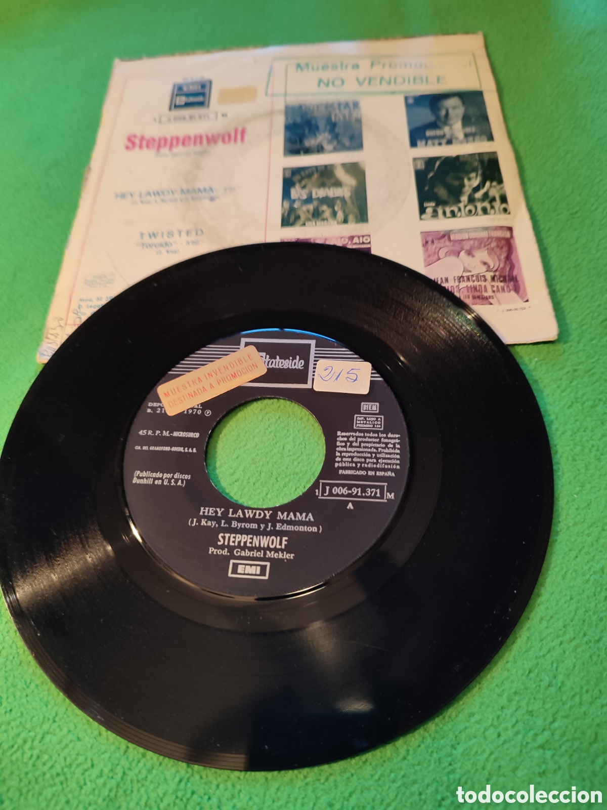 Discos de vinilo: Steppenwolf - Hey lawdy mama - Foto 2