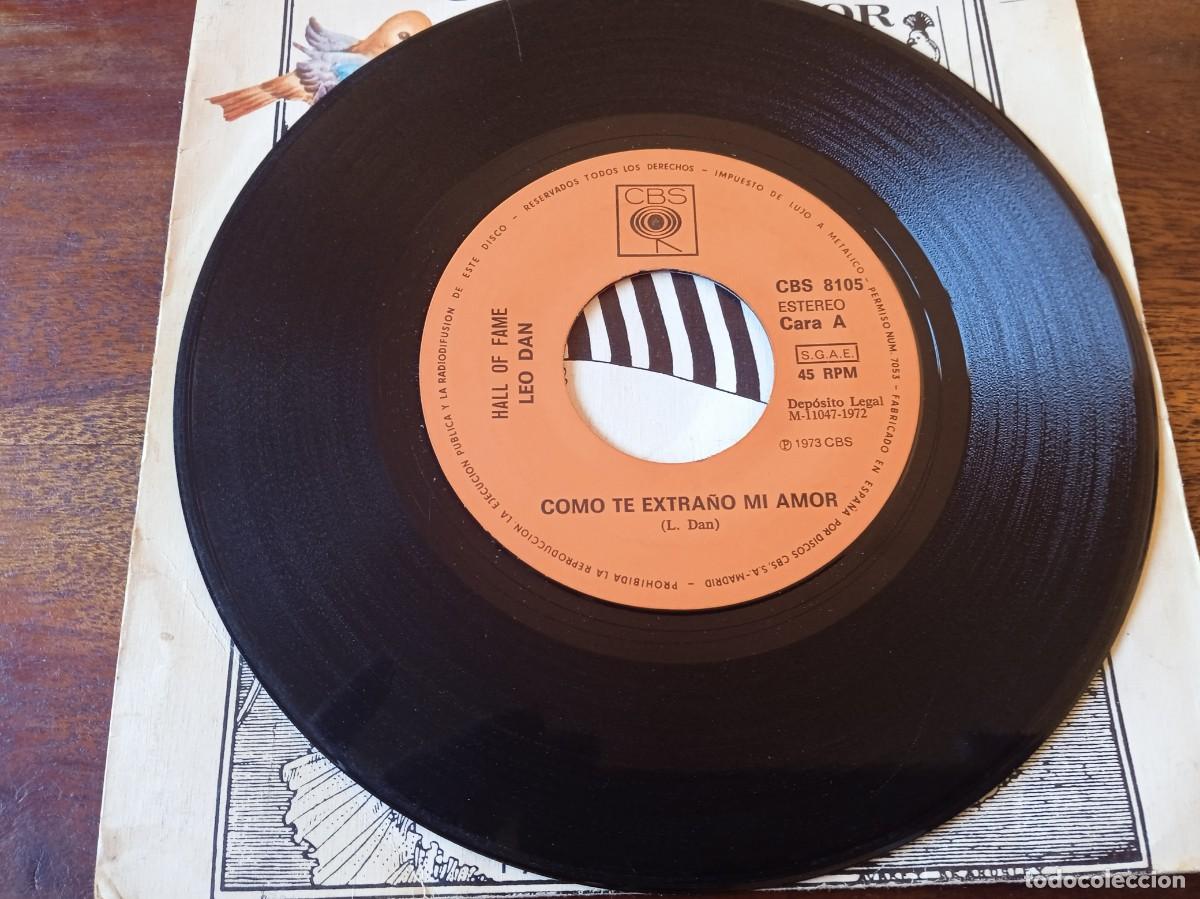 Discos de vinilo: Leo Dan - Como te extra&ntilde;o mi amor, Celia - Single original CBS 1972 - Foto 3