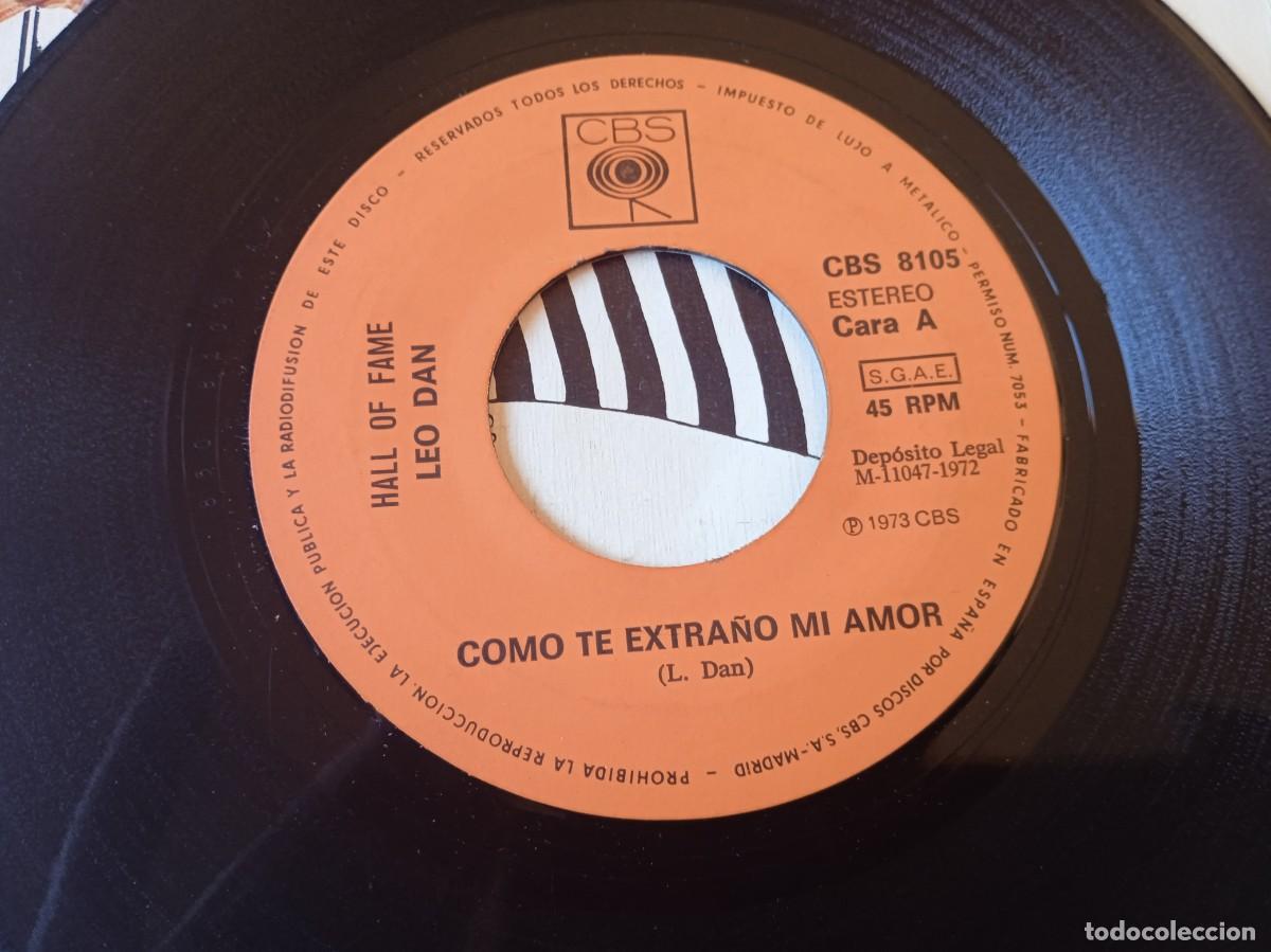 Discos de vinilo: Leo Dan - Como te extra&ntilde;o mi amor, Celia - Single original CBS 1972 - Foto 4
