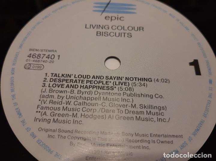 Discos de vinilo: LIVING COLOUR -BISCUITS- (1991) LP DISCO VINILO - Foto 7