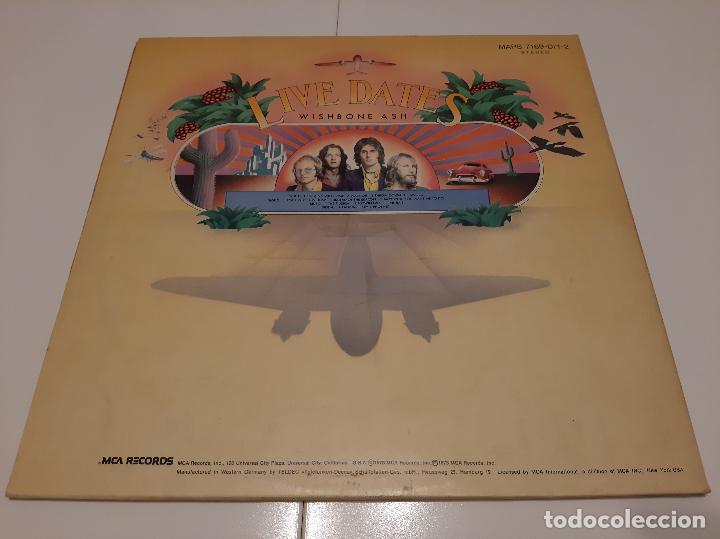 Discos de vinilo: WISHBONE ASH -LIVE DATES- (1974) 2 X LP DISCO VINILO - Foto 3
