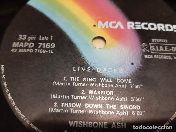 Discos de vinilo: WISHBONE ASH -LIVE DATES- (1974) 2 X LP DISCO VINILO - Foto 8
