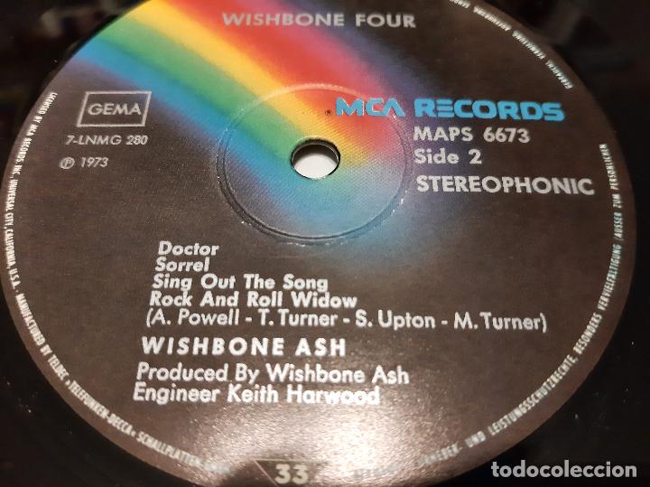 Discos de vinilo: WISHBONE ASH -WISHBONE FOUR- (1974) LP DISCO VINILO - Foto 8