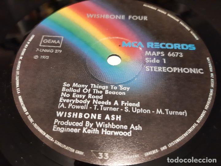 Discos de vinilo: WISHBONE ASH -WISHBONE FOUR- (1974) LP DISCO VINILO - Foto 9