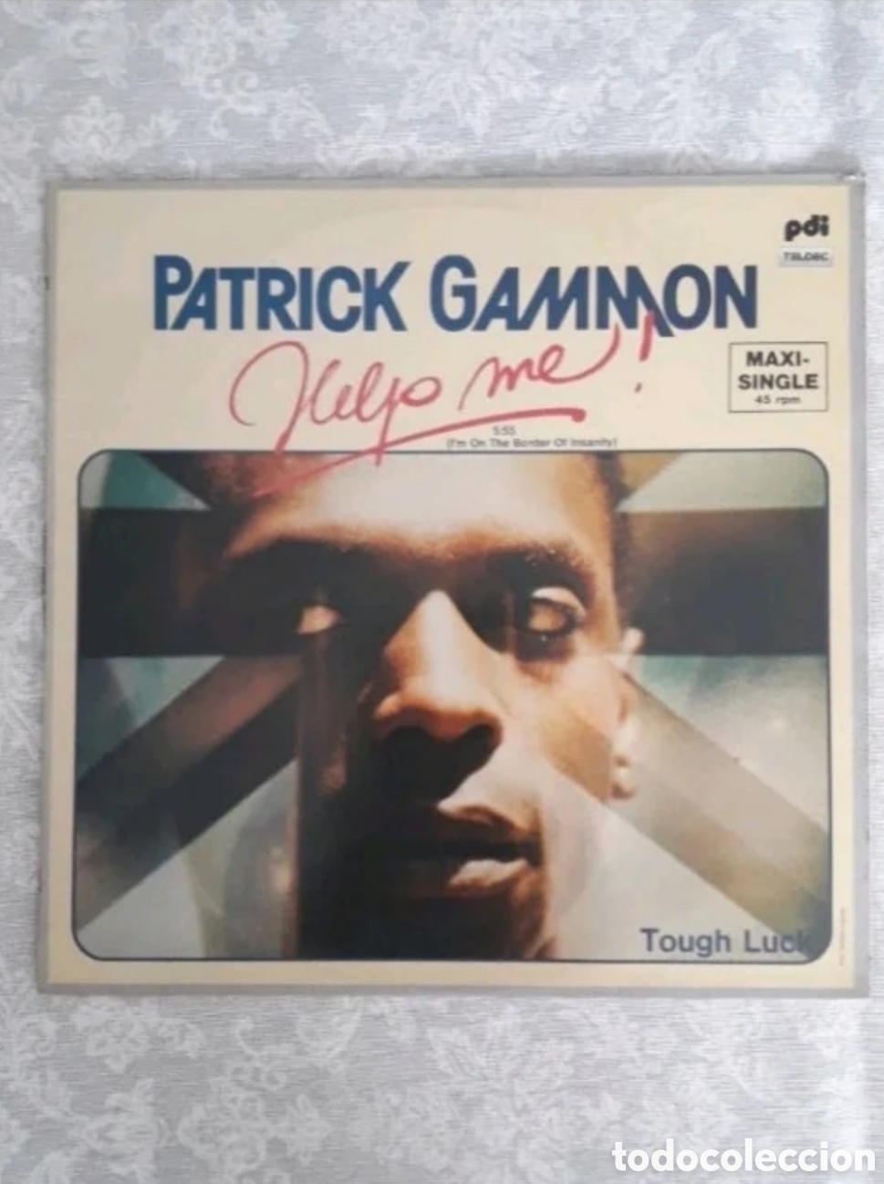 Discos de vinilo: Maxi single Patrick Gammon.&nbsp;Help Me! - Foto 1