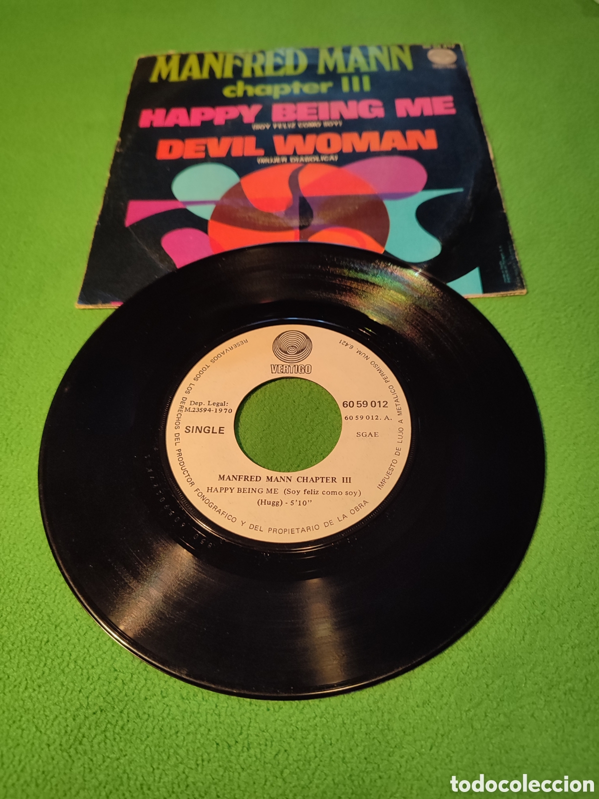 Discos de vinilo: Manfred Mann Chapter III - Devil woman - Foto 2