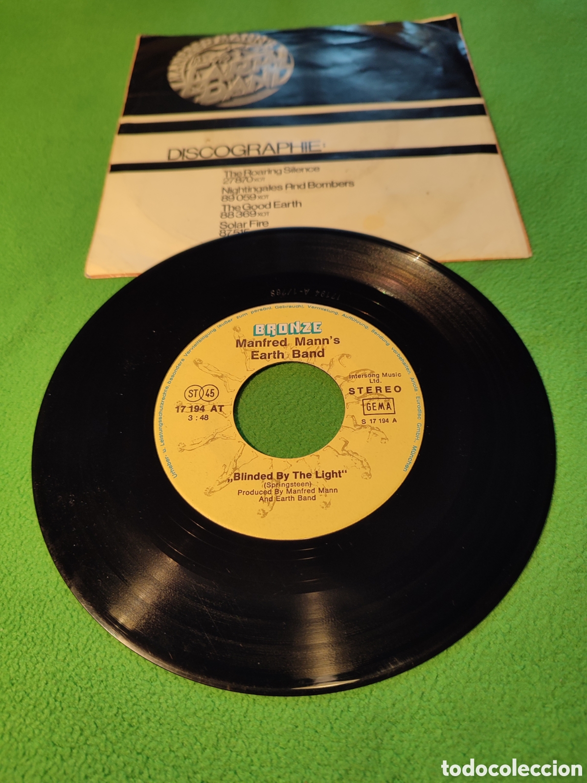 Discos de vinilo: Manfred Mann Earth Band - Blinded by the light - Foto 2