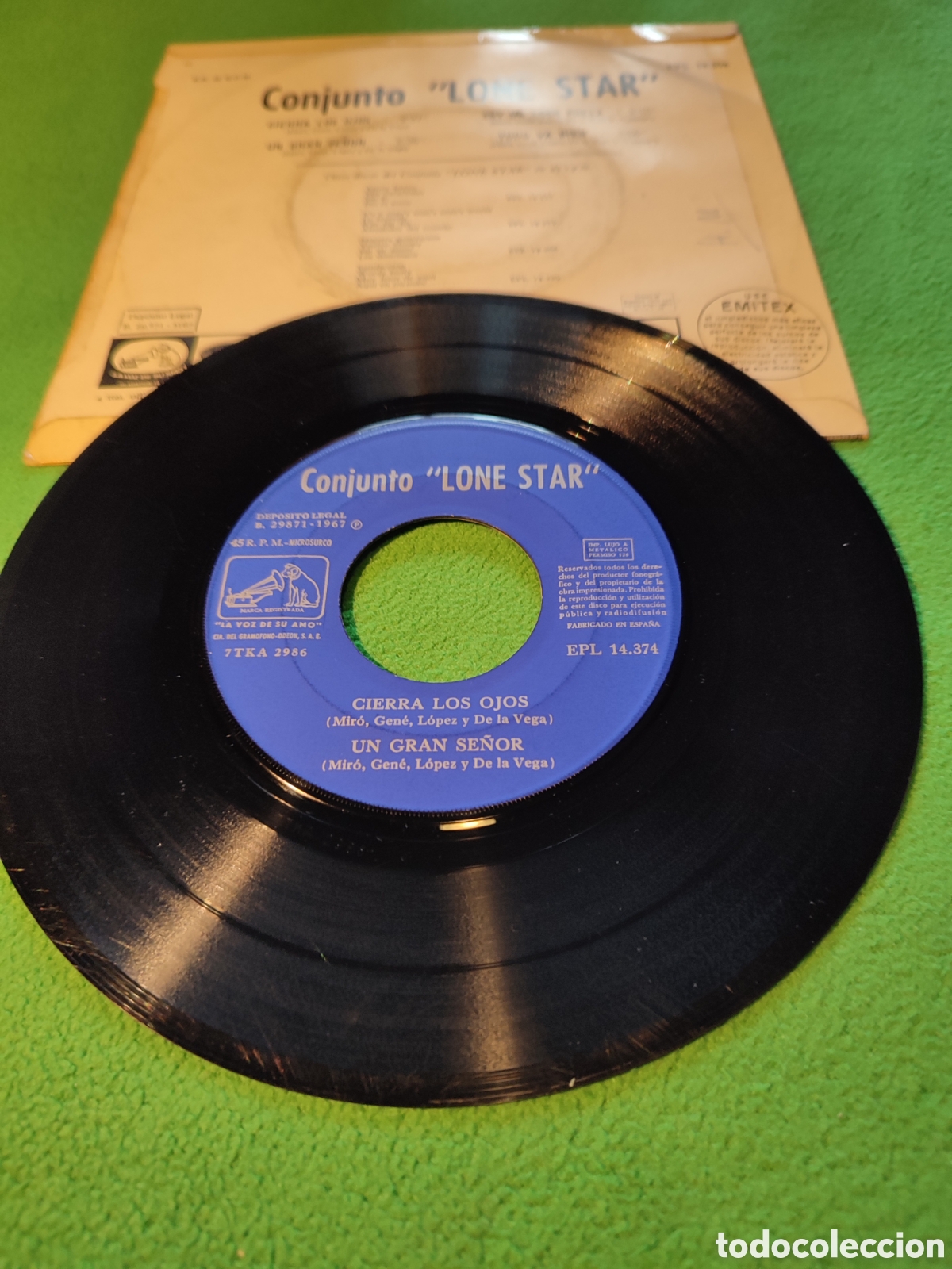 Discos de vinilo: Lone Star - Cierra los ojos + 3 - Foto 2