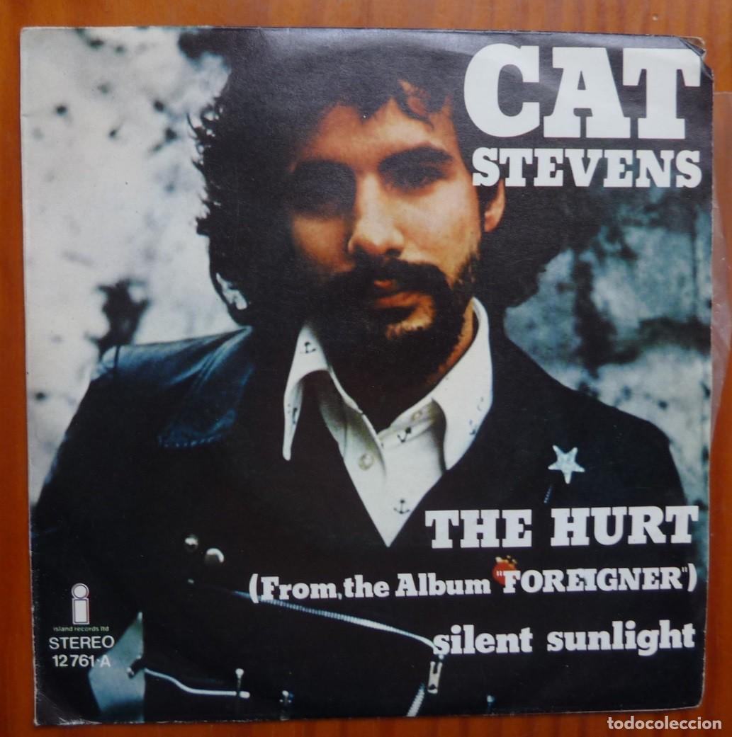 Discos de vinilo: CAT STEVENS / THE HURT / 1973 / SINGLE - Foto 1