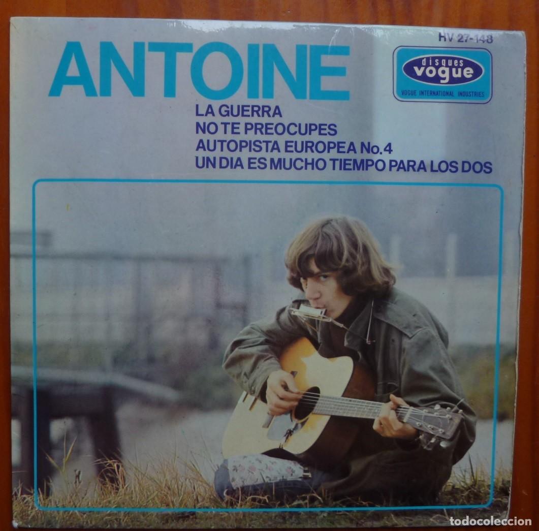 Discos de vinilo: ANTOINE / LA GUERRA+3 / 1965 / EP - Foto 1