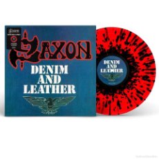 Discos de vinilo: SAXON, DENIN AND LEATHER, EDICIÓN LIMITADA 40 ANIVERSARIO, LP