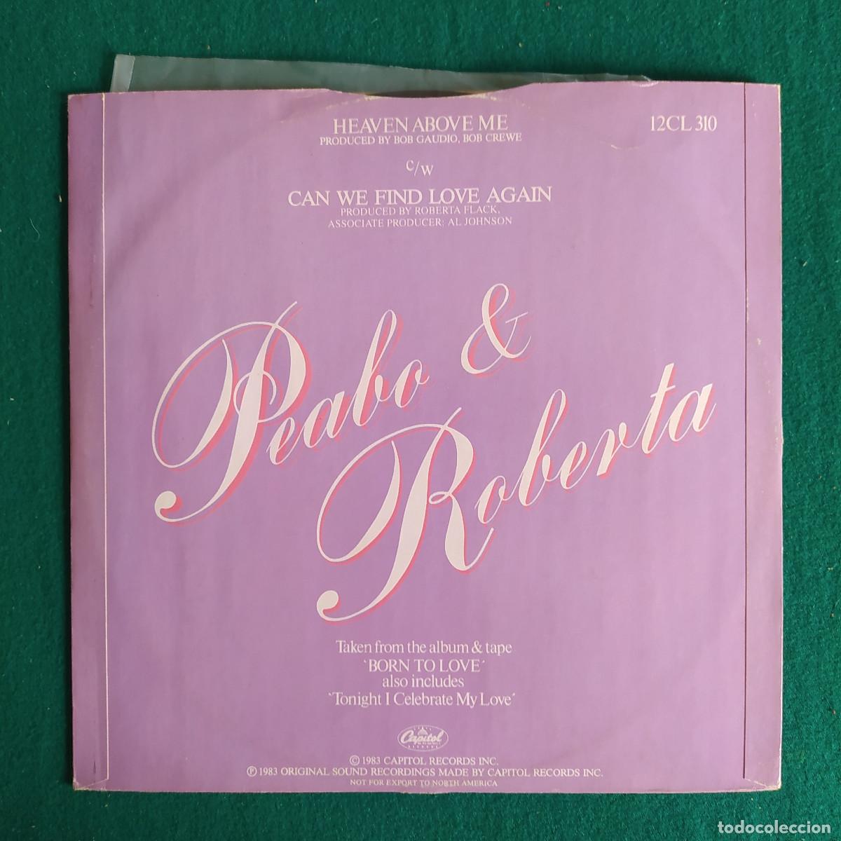 Discos de vinilo: Peabo Bryson & Roberta Flack &ndash; Heaven Above Me - Foto 2