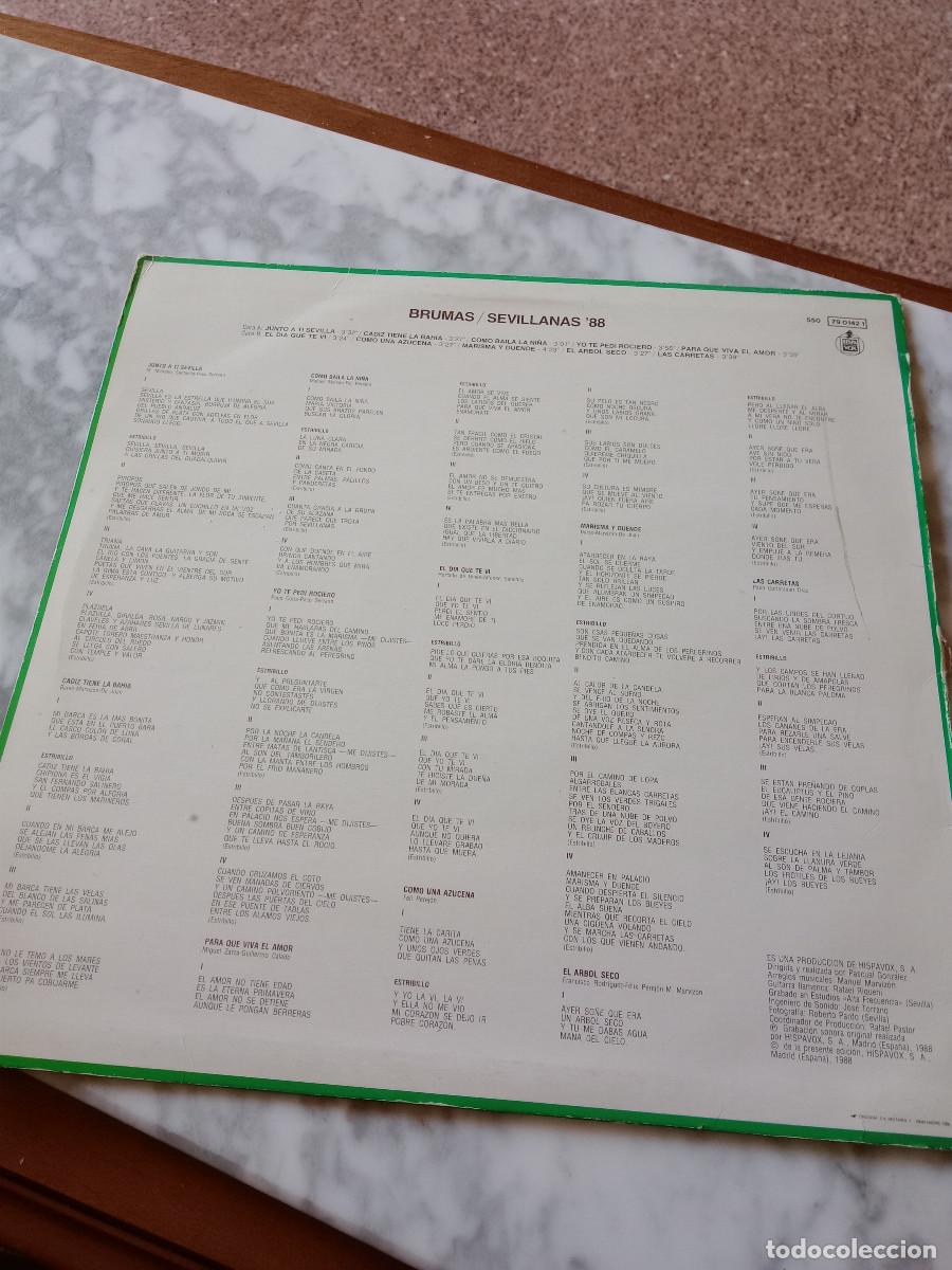 Discos de vinilo: BRUMAS / ENAMORARSE DE SEVILLA - Foto 2