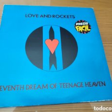 Discos de vinilo: DISCO VINILO LP DE LOVE AND ROCKETS ” SEVENTH DREAM OF TEENAGE HEAVEN ” , EDICION ESPAÑOLA DE 1986