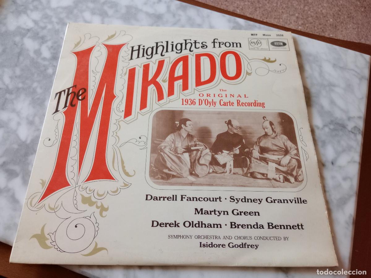 Discos de vinilo: Gilbert & Sullivan HIGHLIGHTS FROM THE MIKADO - Foto 1