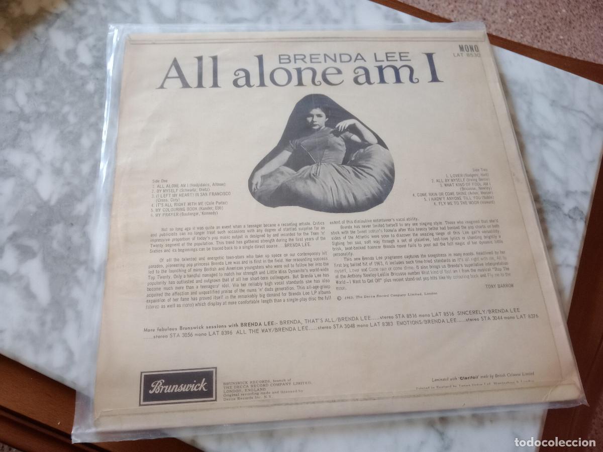 Discos de vinilo: BRENDA LEE / ALL ALONE AM I - Foto 2
