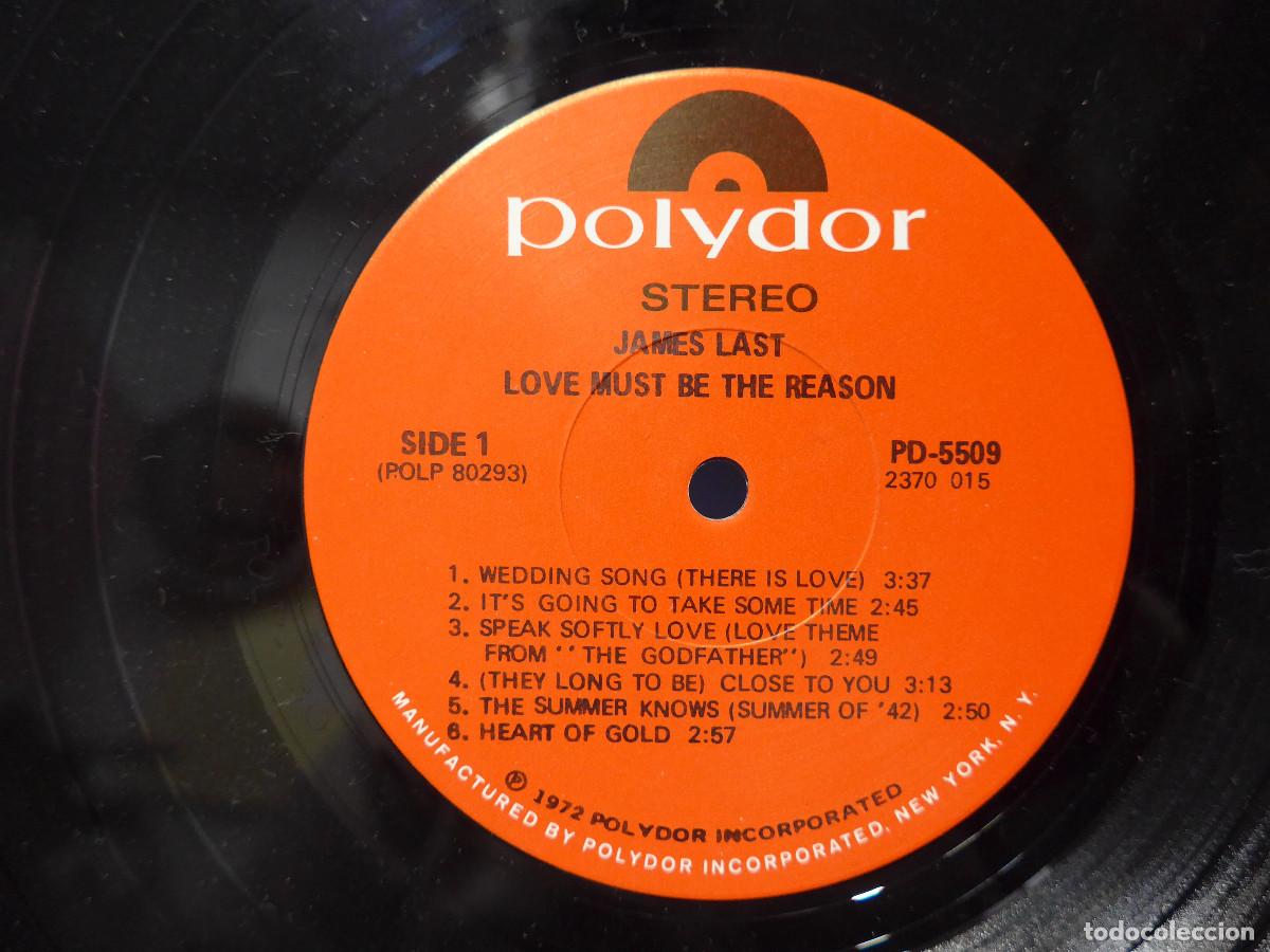 Discos de vinilo: JAMES LAST LOVE MUST BE THE REASON - Foto 6