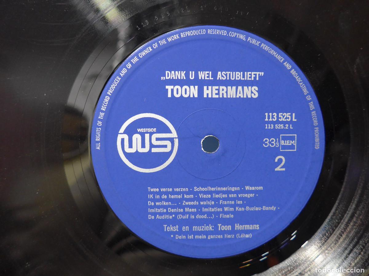 Discos de vinilo: TOON HERMANS DANK U WEL ASTUBLIEFT - Foto 6