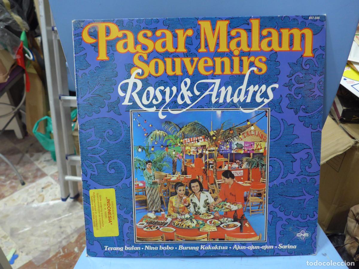 Discos de vinilo: ROSY & ANDRES PASAR-MALAM - Foto 1