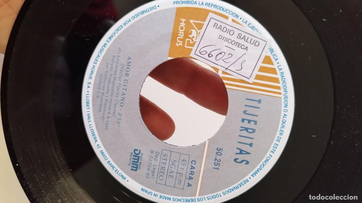 Discos de vinilo: Tijeritas &ndash; Amor Gitano.Vinilo Single - Foto 2