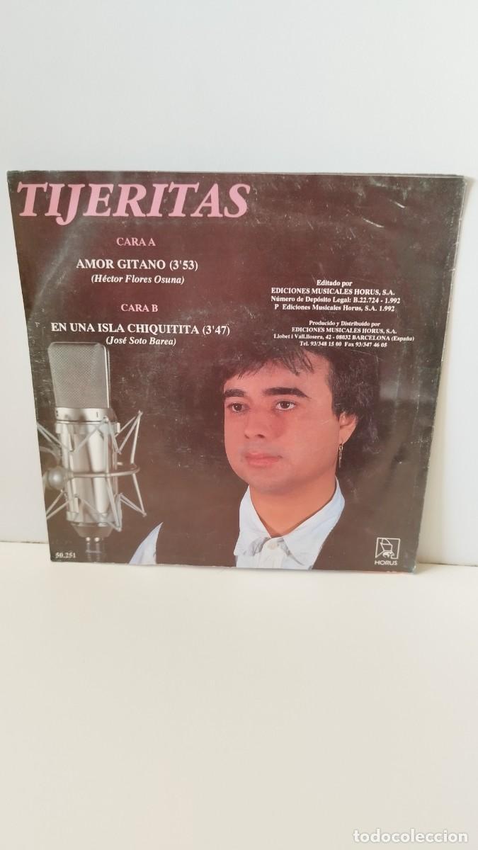 Discos de vinilo: Tijeritas &ndash; Amor Gitano.Vinilo Single - Foto 3