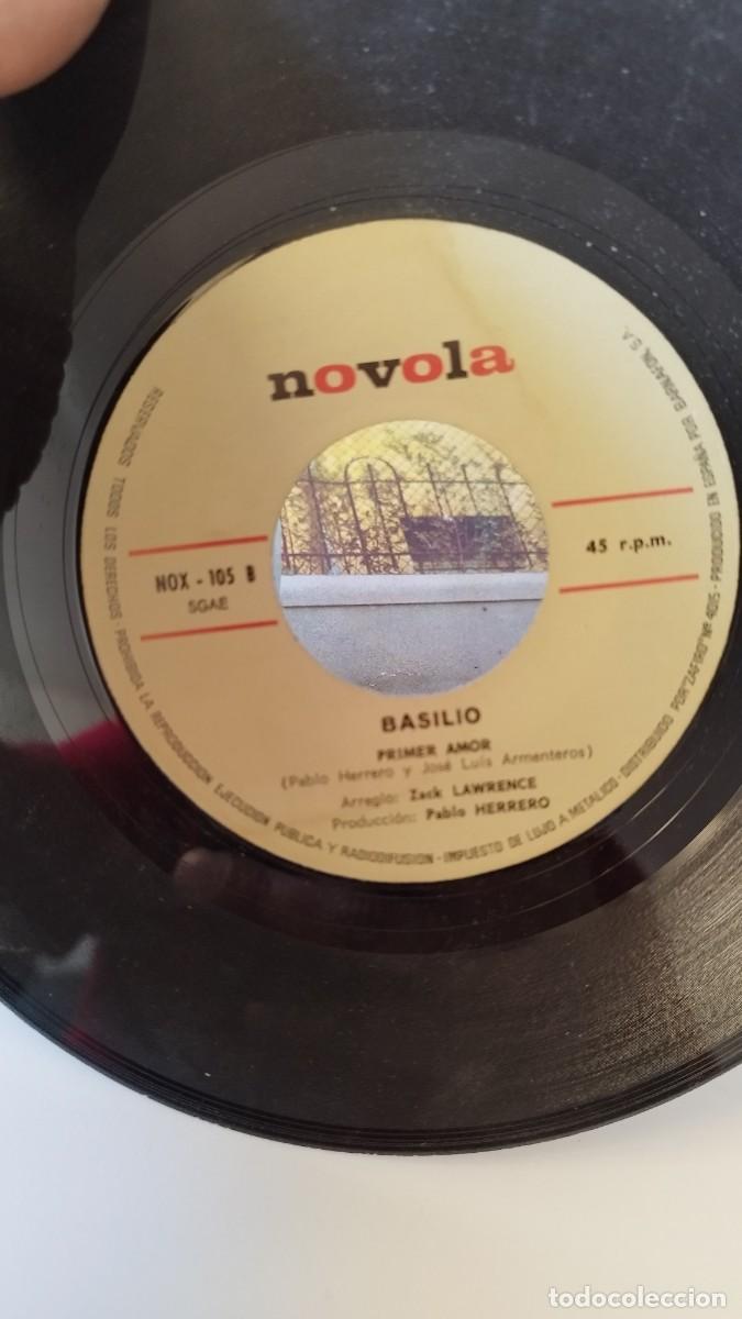 Discos de vinilo: Basilio,no digas que adi&oacute;s el primer amor.Vinilo single - Foto 4