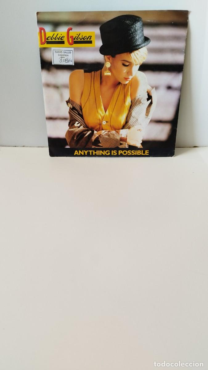 Discos de vinilo: Debbie Gibson &ndash; Anything Is Possible.Vinilo Single - Foto 1