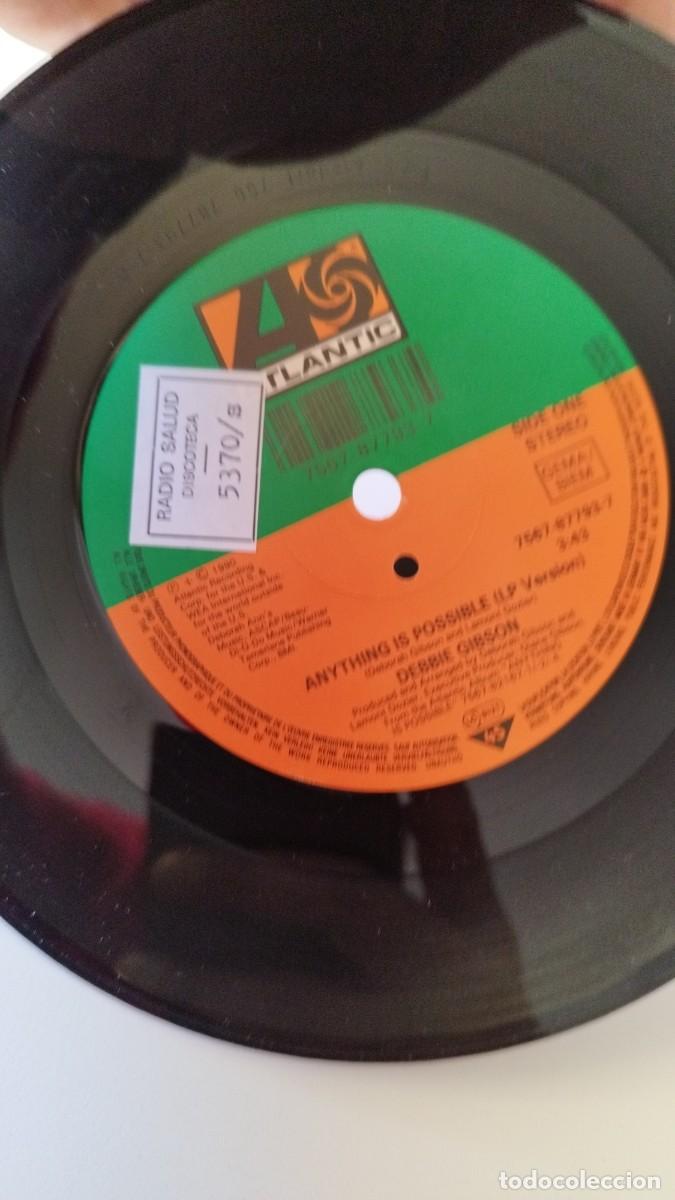 Discos de vinilo: Debbie Gibson &ndash; Anything Is Possible.Vinilo Single - Foto 2
