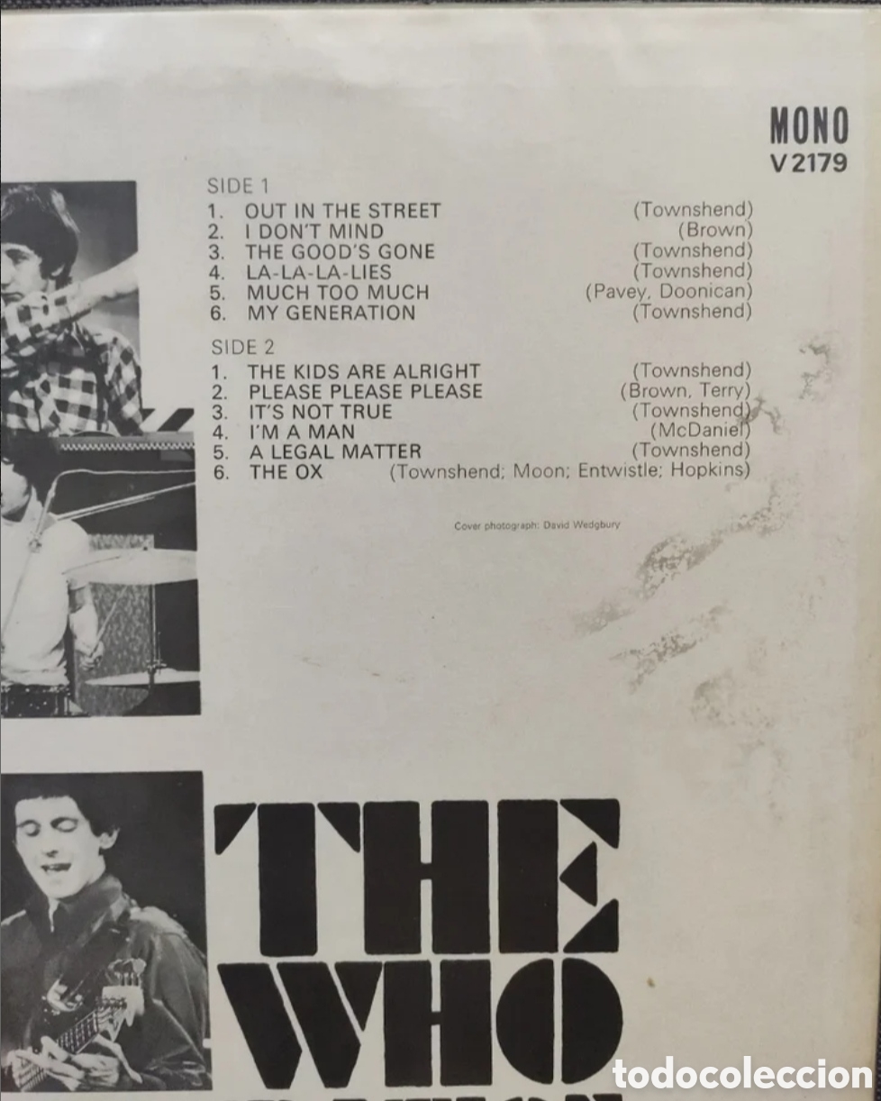 Discos de vinilo: THE WHO - MY GENERATION - Foto 4