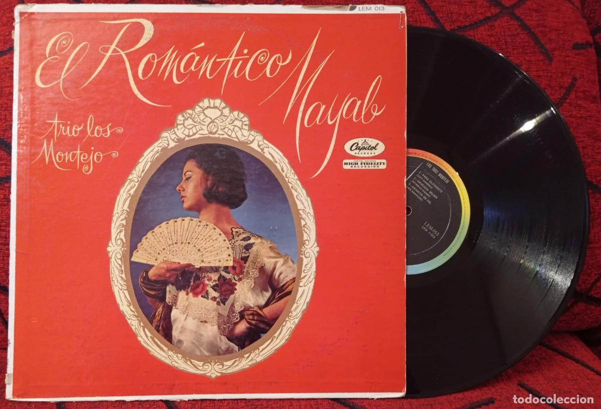 Vinyl records: TRIO LOS MONTEJO ** El Romantico Mayab ** VINILO LP ORIGINAL MEXICO