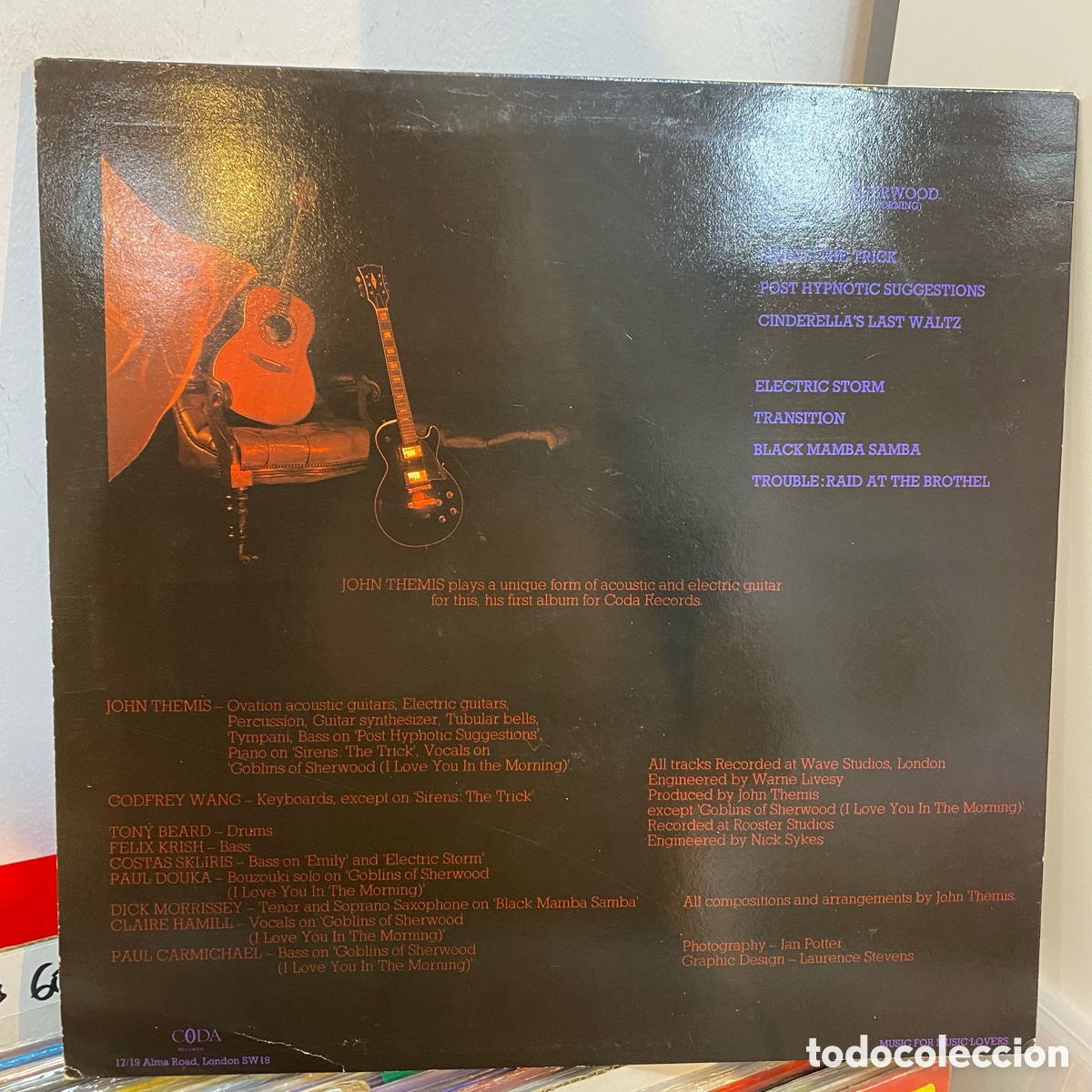 Discos de vinilo: John Themis - Sirens (LP, Album) - Foto 2
