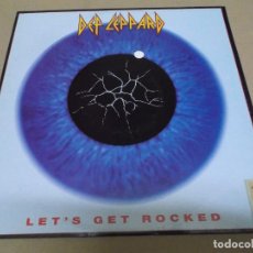 Discos de vinilo: DEF LEPPARD (MX) LET’S GET ROCKED (3 TRACKS) AÑO – 1992 – EDICION U.K.