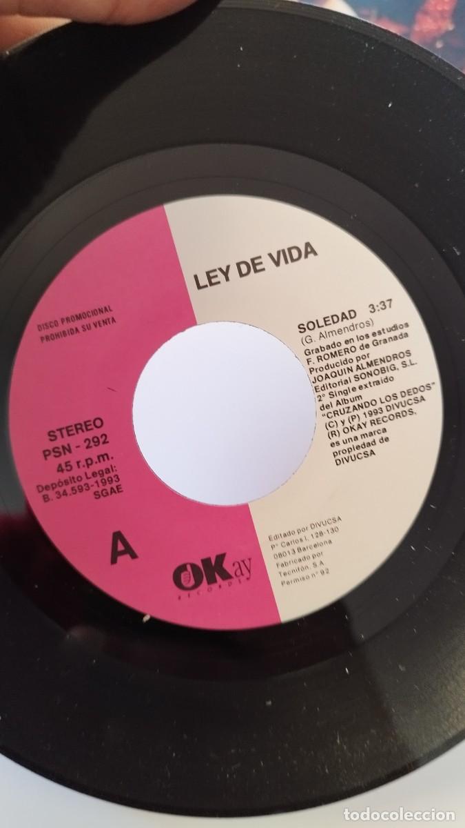 Discos de vinilo: Ley de vida soledad.Single - Foto 2