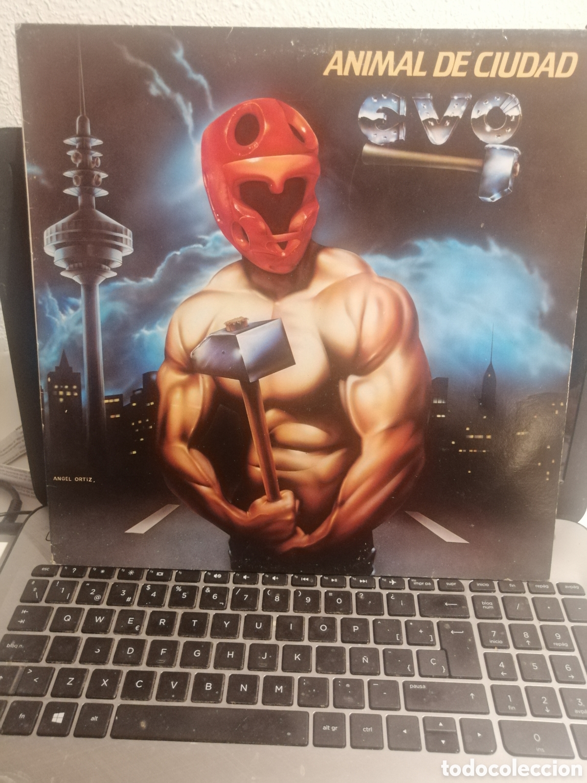 Discos de vinilo: Evo - Animal de ciudad Lp (Original 80s) - Foto 1