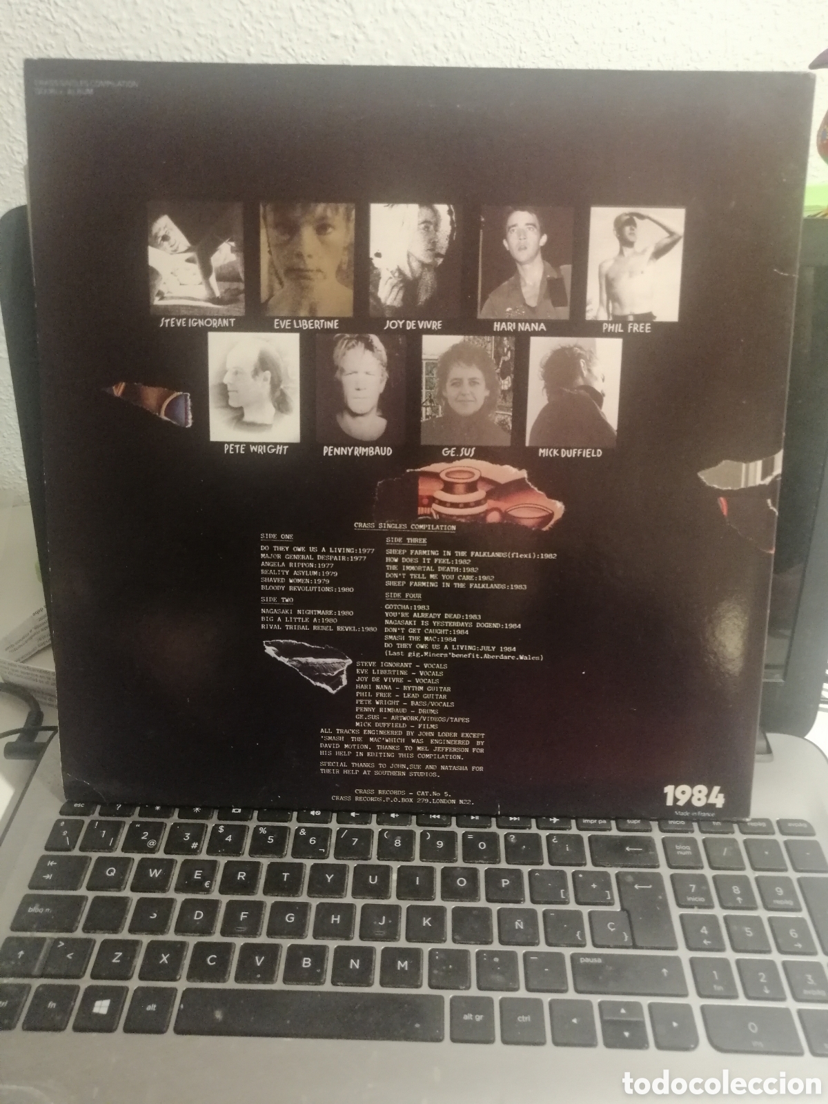 Discos de vinilo: Crass - Best before... 1984 (Doble Lp 1986) - Foto 2