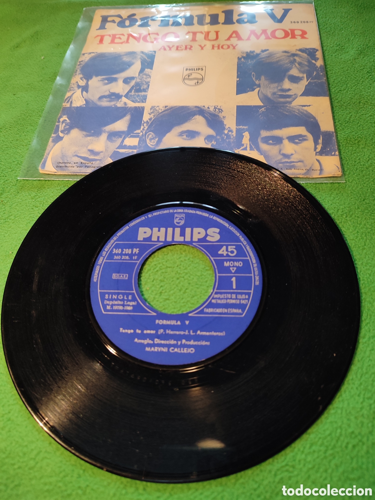 Discos de vinilo: Formula V - Tengo tu amor - Foto 2