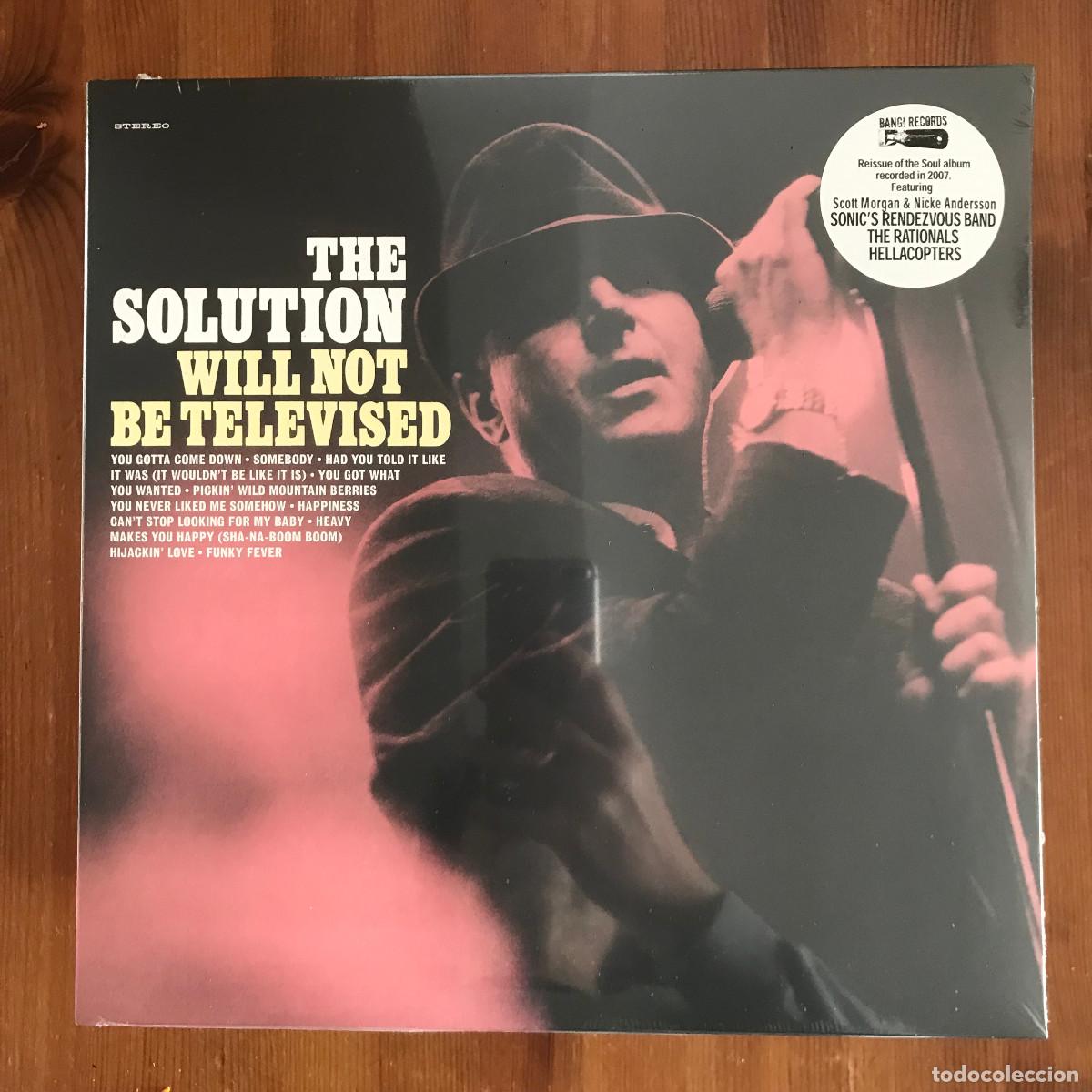 Discos de vinilo: THE SOLUTION - THE SOLUTION WILL NOT BE TELEVISED (2007) - LP REEDICI&Oacute;N BANG 2023 NUEVO - Foto 1
