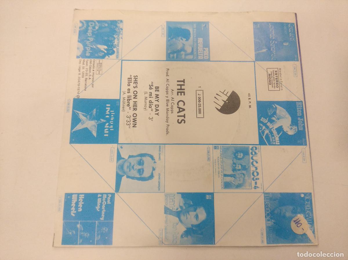 Discos de vinilo: THE CATS/BE MY DAY/SINGLE. - Foto 3