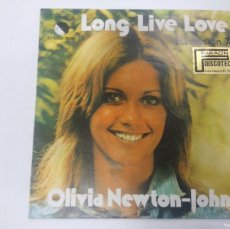 Discos de vinilo: OLIVIA NEWTON JOHN/LONG LIVE LOVE/SINGLE EUROVISION 1974.