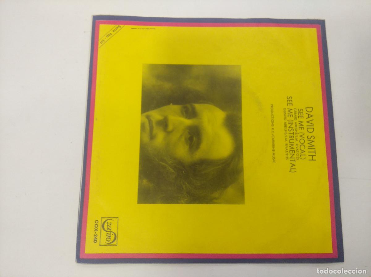 Discos de vinilo: DAVID SMITH/SEE ME/SINGLE. - Foto 3