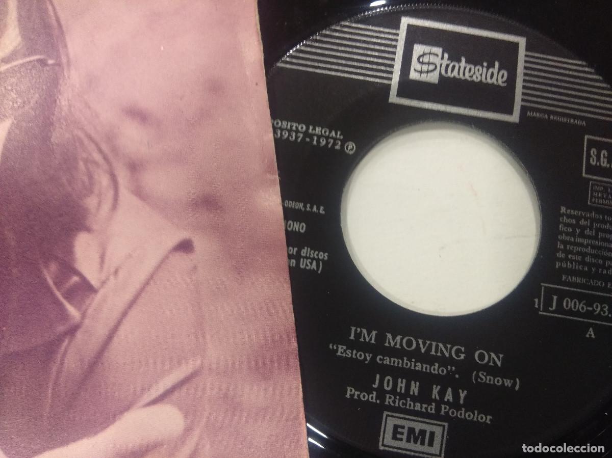 Discos de vinilo: JOHN KAY/IM MOVING ON/SINGLE EX-LIDER STEPPENWOLF. - Foto 2
