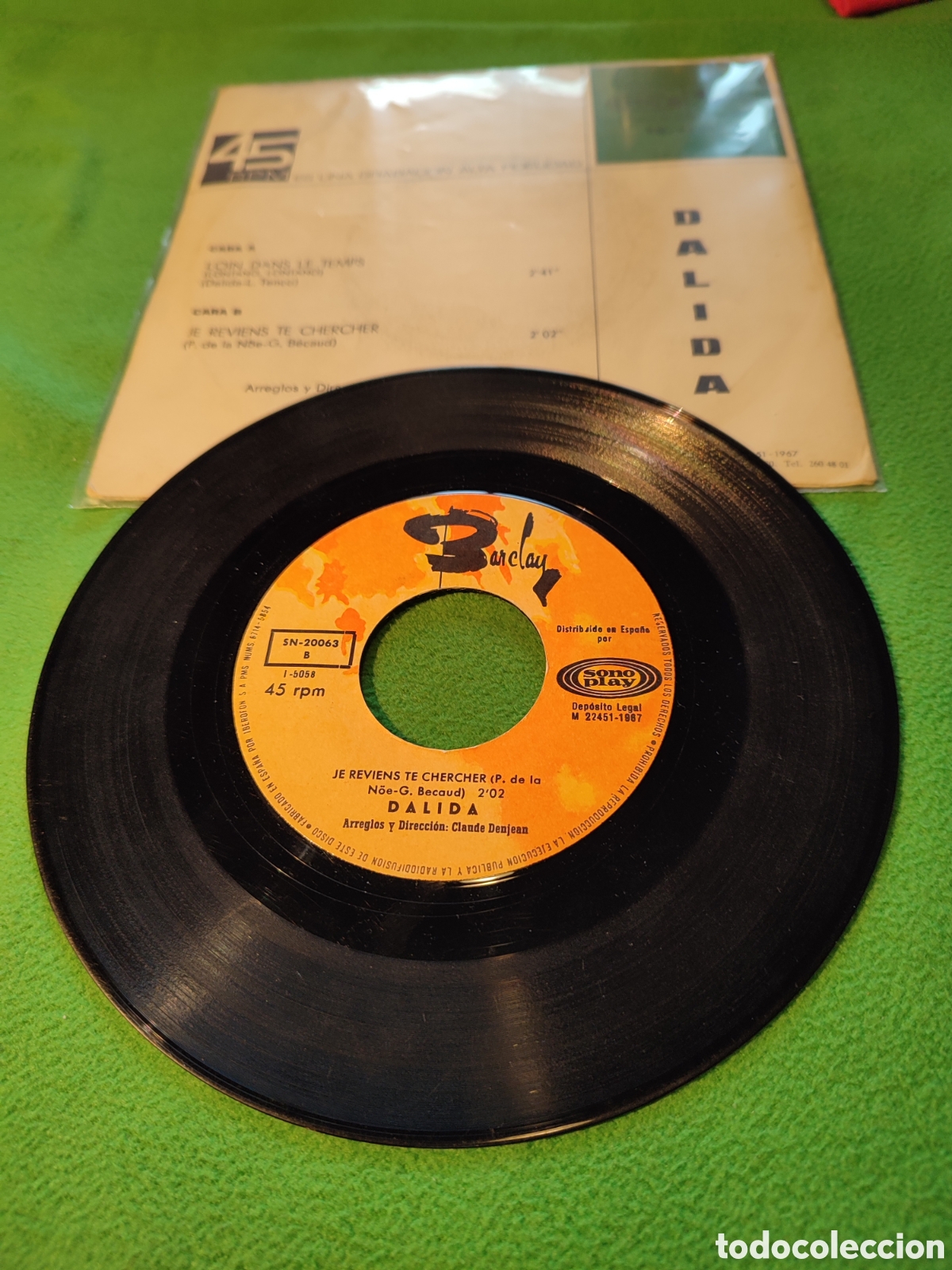 Discos de vinilo: Dalida - Loin dans le temps - Foto 2